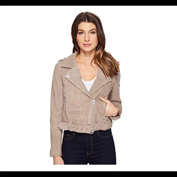 BlankNYC Suede Moto Jacket